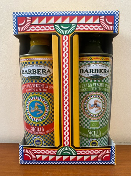 НАБОР ОЛИВКОВЫХ МАСЕЛ BARBERA 2*0,5 л, Италия