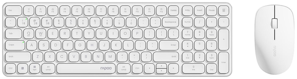 Клавиатура Rapoo 9320M White белый