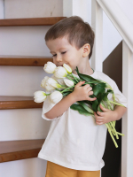 Футболка унисекс Mjölk Экрю