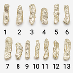 Жемчуг культивированный Бива, с эффектом поталирования, с боковым центральным отверстием 24-33мм