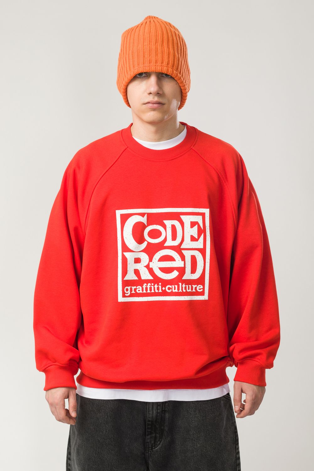 Толстовка Codered Overcrew Summer Street Man Красный Код