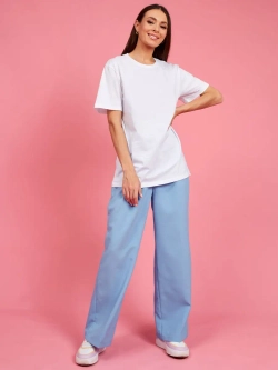 Футболка с принтом на спине женская и мужская оверсайз