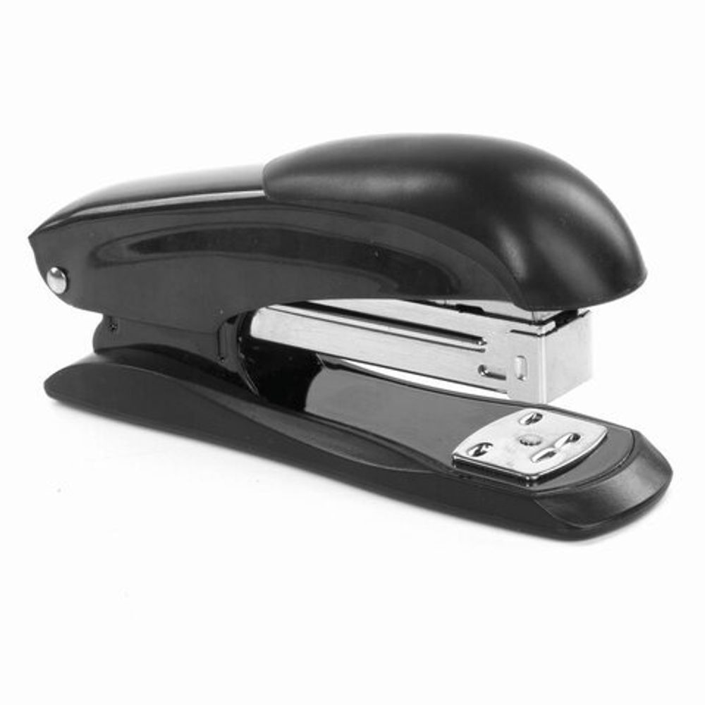 Степлер №24/6, 26/6 металлический BRAUBERG "Office Expert", до 25 листов, черный, 228593