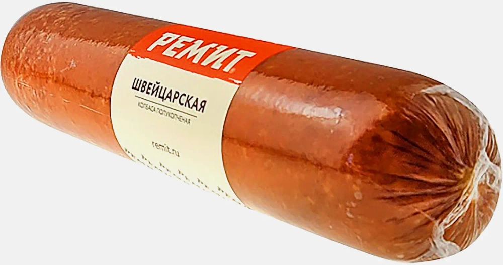 Колбаса Ремит Швейцарская полукопченая весовая
