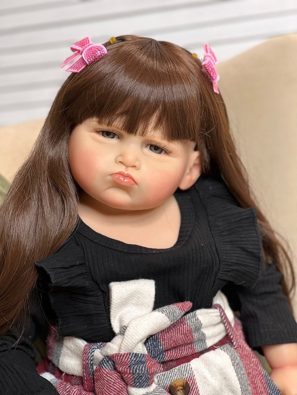 Кукла Реборн мягконабивная 65см в пакете (FA-819)