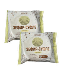 Matrix Labs Зефир-Суфле в белой глазури без сахара (40 гр.) (Пина-Колада) 20 шт.