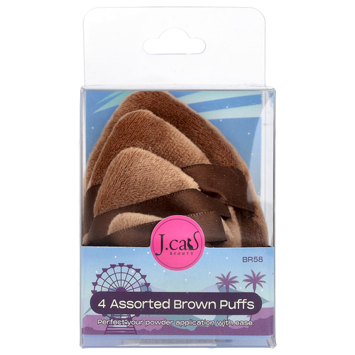 J.Cat Beauty, коричневый, ассорти, BR58, 4 шт.