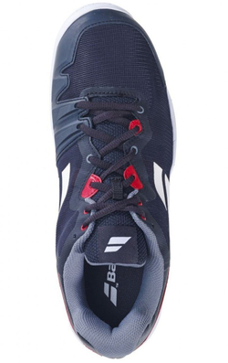 Мужские кроссовки теннисные Babolat SFX3 All Court Men - black/poppy red