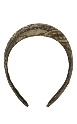 Кокошник из бронзового жаккарда