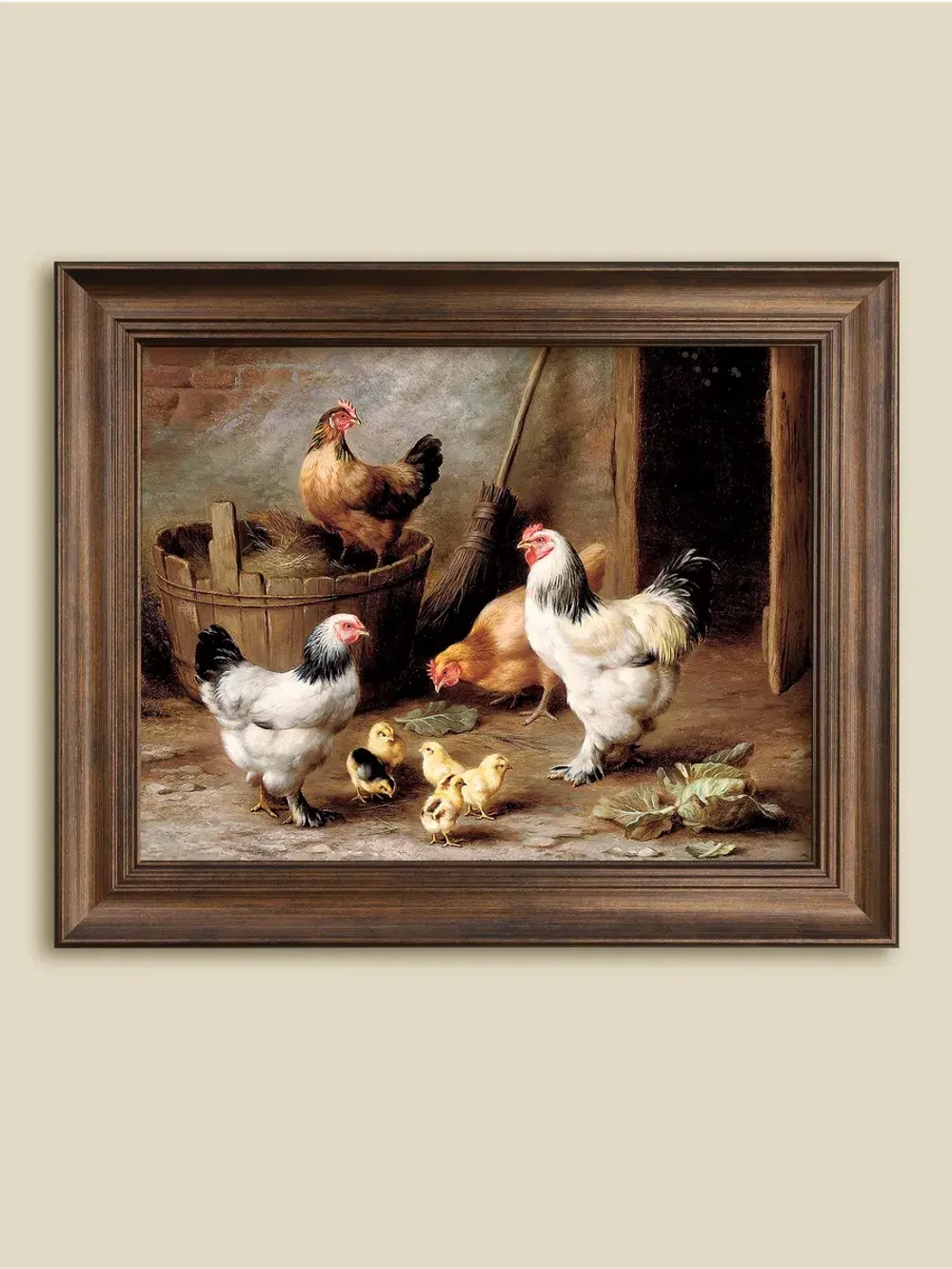 Картина интерьерная на холсте в раме 25*31 см