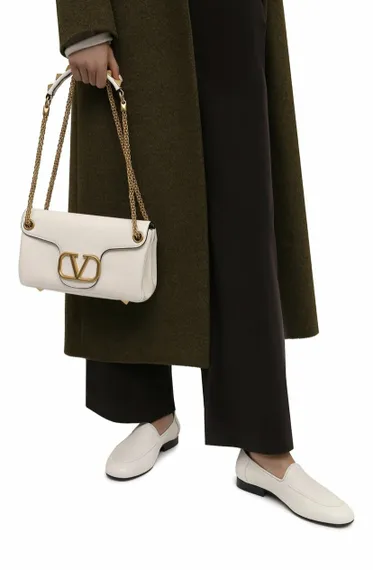Сумка Valentino Stud Sign белый