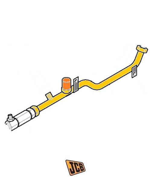 Трубка гидравлическая JCB 335/07531, 335-07531, 33507531