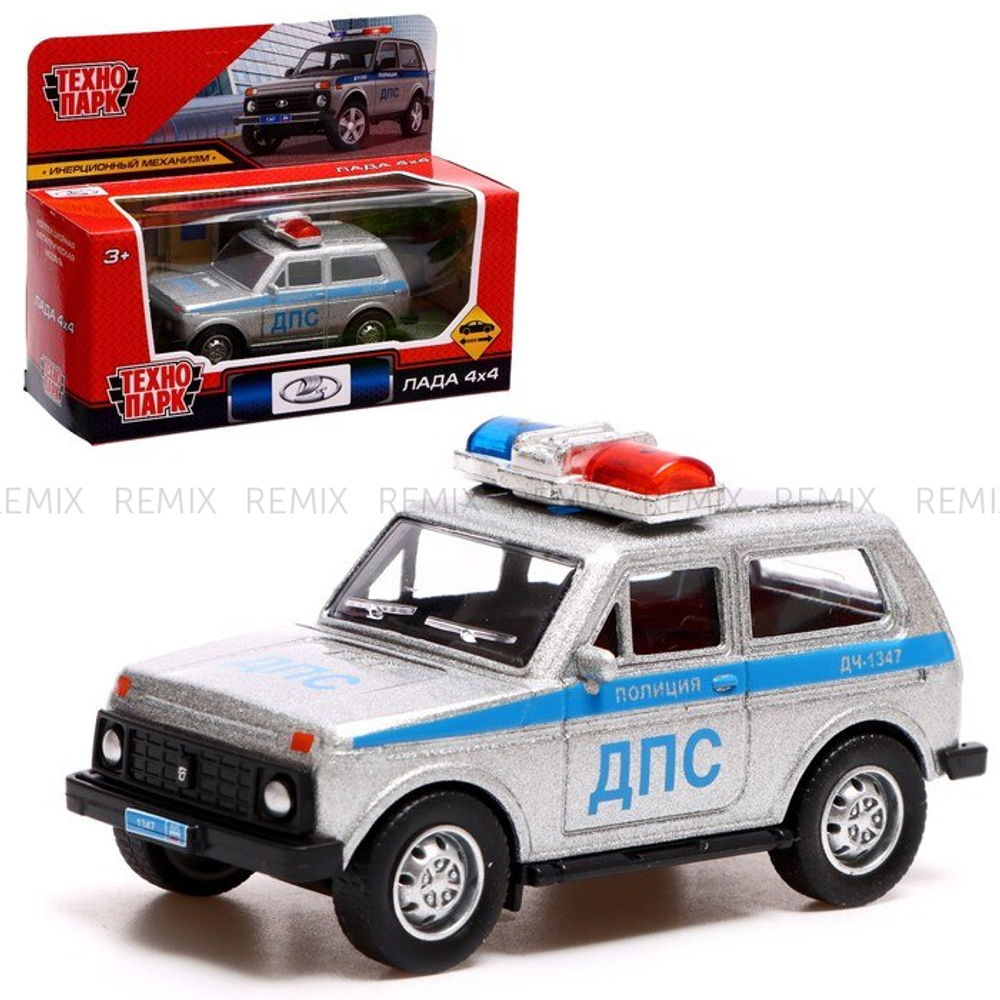 Машина металлическая «LADA полиция», 10 см, инерция