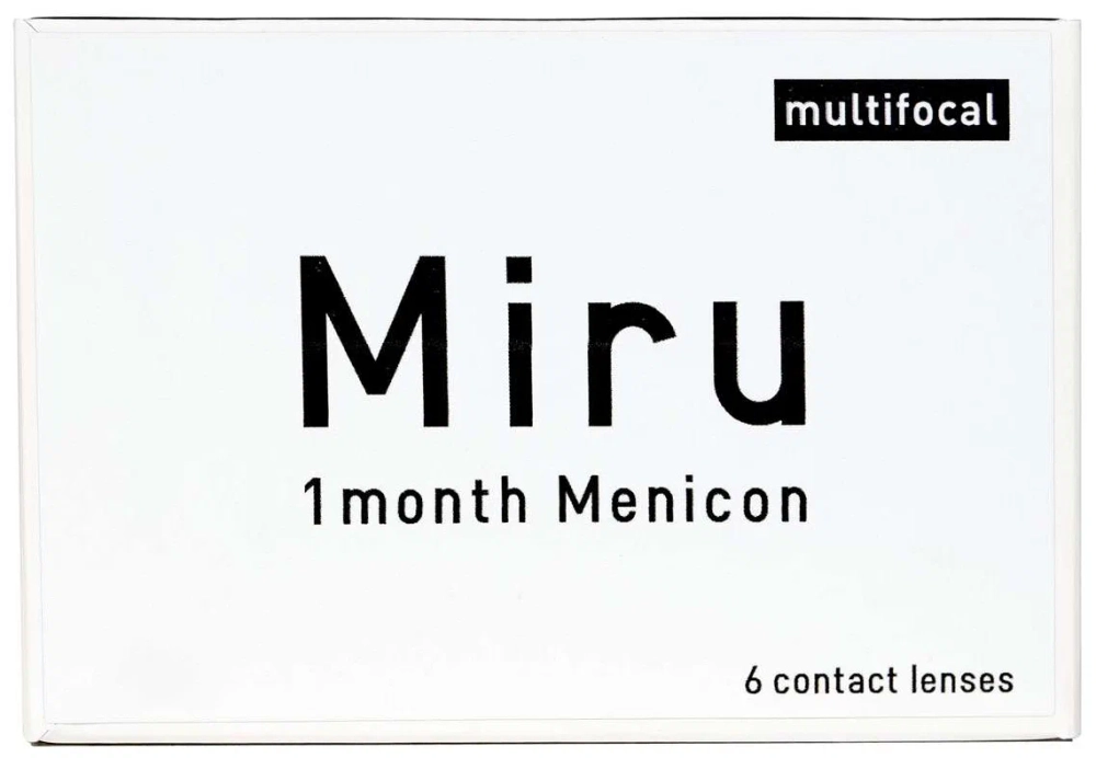 Ежемесячные контактные линзы Miru 1month Multifocal (уп. 6 линз)