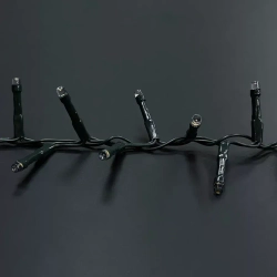 Светодиодная нить Snake Light 2000 теплых ламп, 40 м., 24В, 8 режимов, зеленый провод, для елки 260-300 см., Christmas DeLuxe (85745)