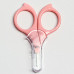 Ножницы детские безопасные, маникюрные, с чехлом, от 0 мес., цвета МИКС 1886960