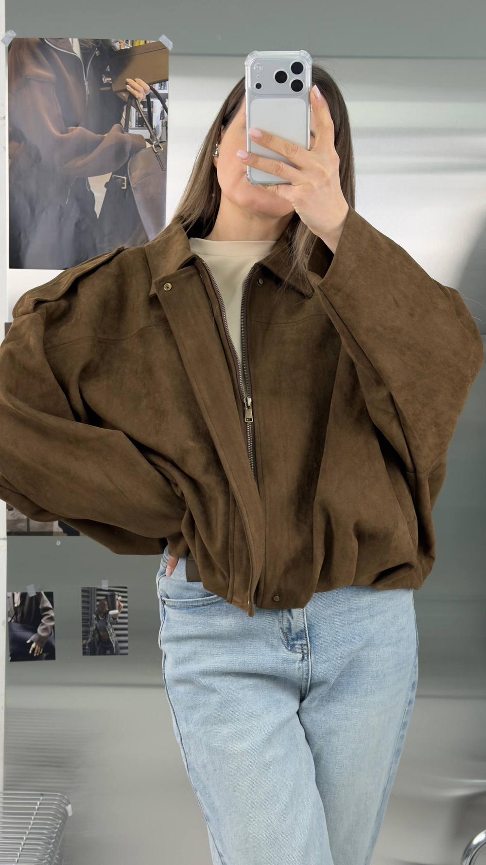 Куртка женская арт. 800 цвет "коричневый"