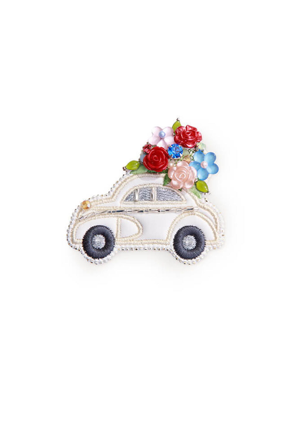 8410 Брошь (молочно-бежевый)