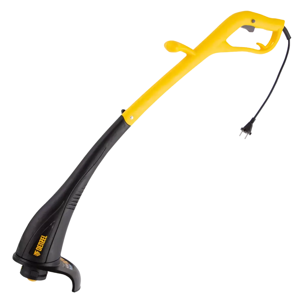 Триммер электрический TE-350, 350 Вт, 260 мм, катушка полуавтомат Denzel, 96619