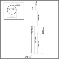 Подвесной светильник 6640/12L ODEON LIGHT