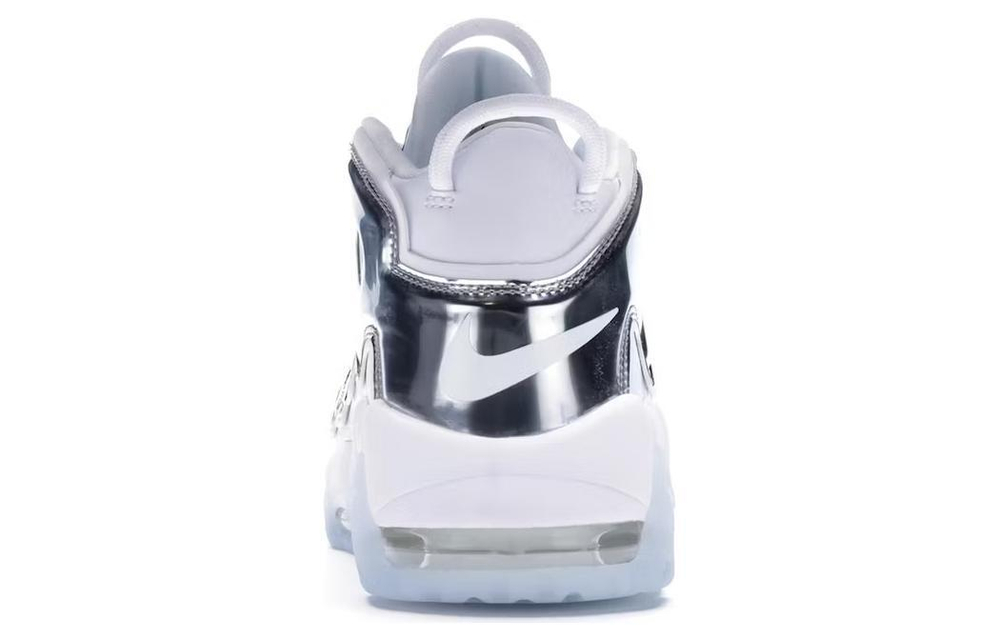 Кроссовки Nike Air More Uptempo Chrome White (W) Air (Женская размерная сетка)