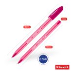 Набор шариковых ручек Luxor "InkGlide 100 Icy" синяя, 0,7мм, 3шт. + ПОДАРОК Ластик