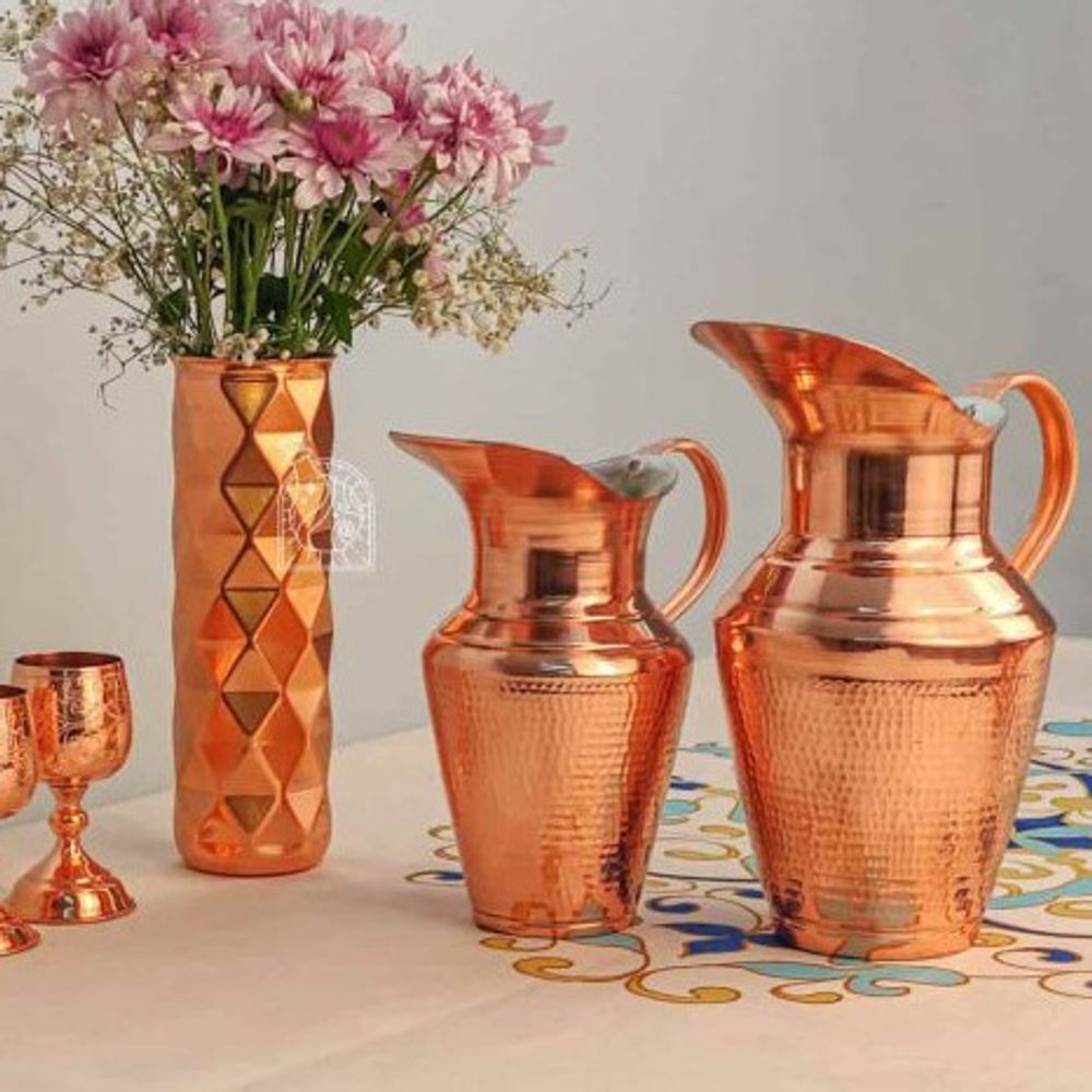 Медный кувшин ручной работы в персидском стиле Exirmes 30220283 Иран Медный кувшин ручной работы в персидском стиле Exirmes 30220283 Иран