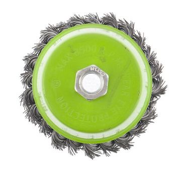 Щетка для УШМ, 100 мм, М14, Чашка, крученая проволока 0,5 мм Сибртех 746287