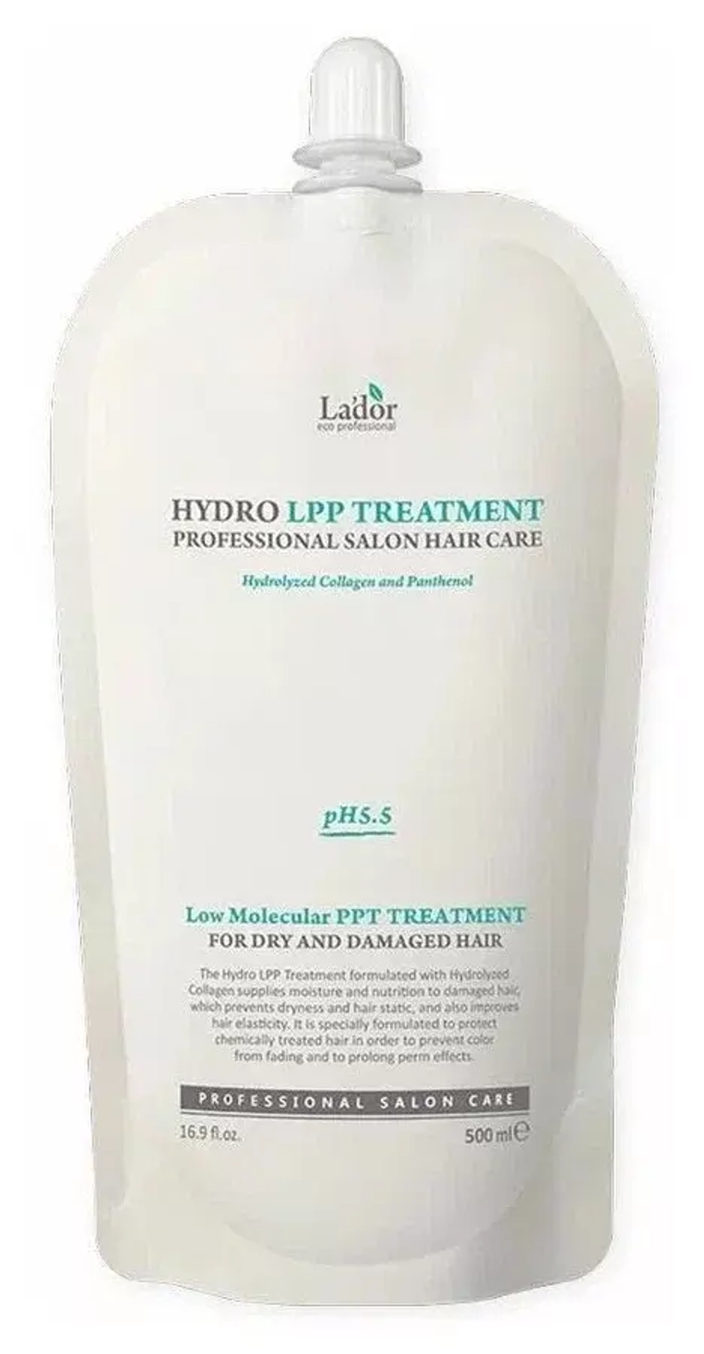 Маска для волос восстанавливающая м/у La'dor Eco Hydro Lpp Treatment Lador, 500 мл