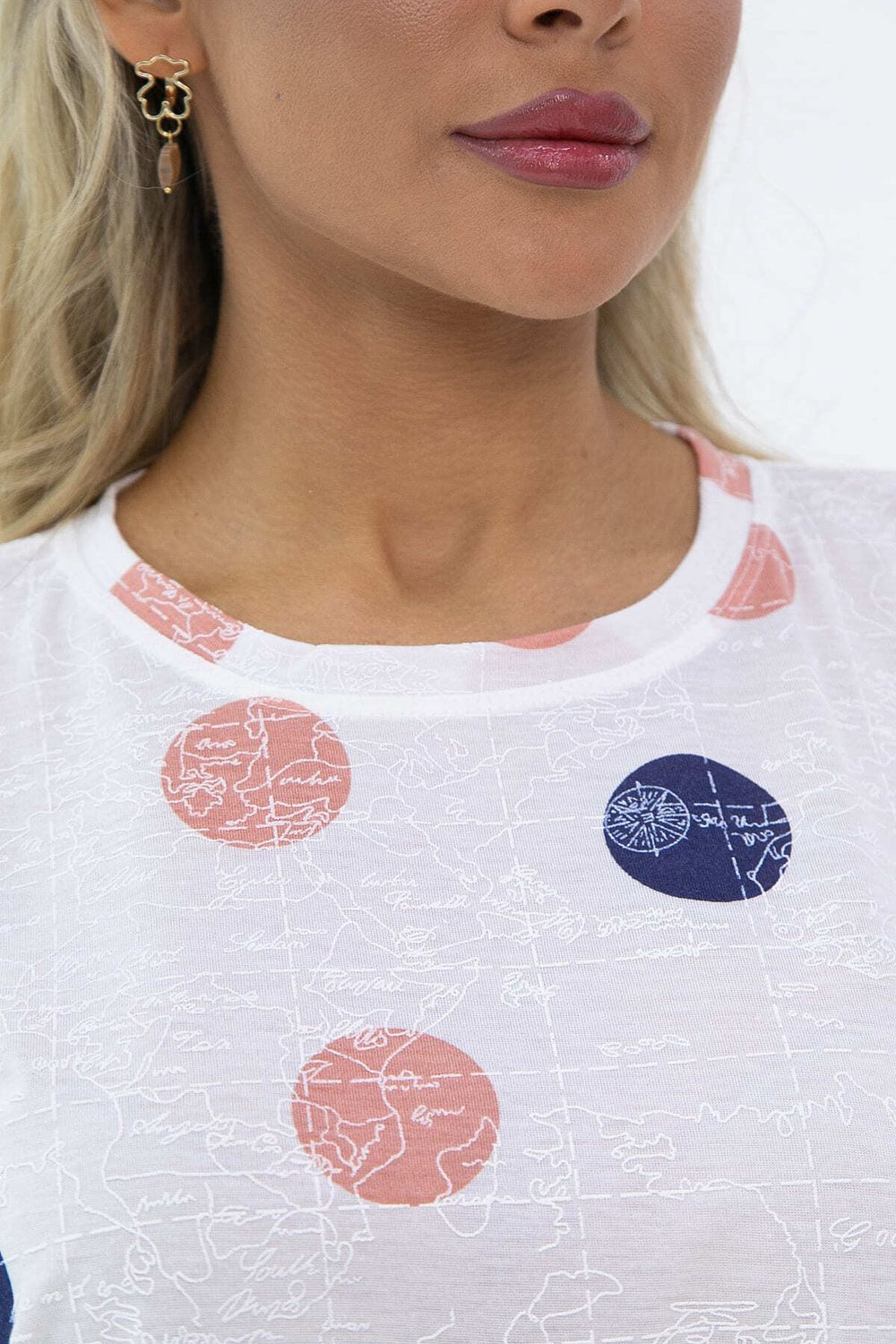 Блуза Тори (белая) Б13519-20М LT Collection