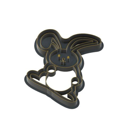 Формочка зайчик с яйцом