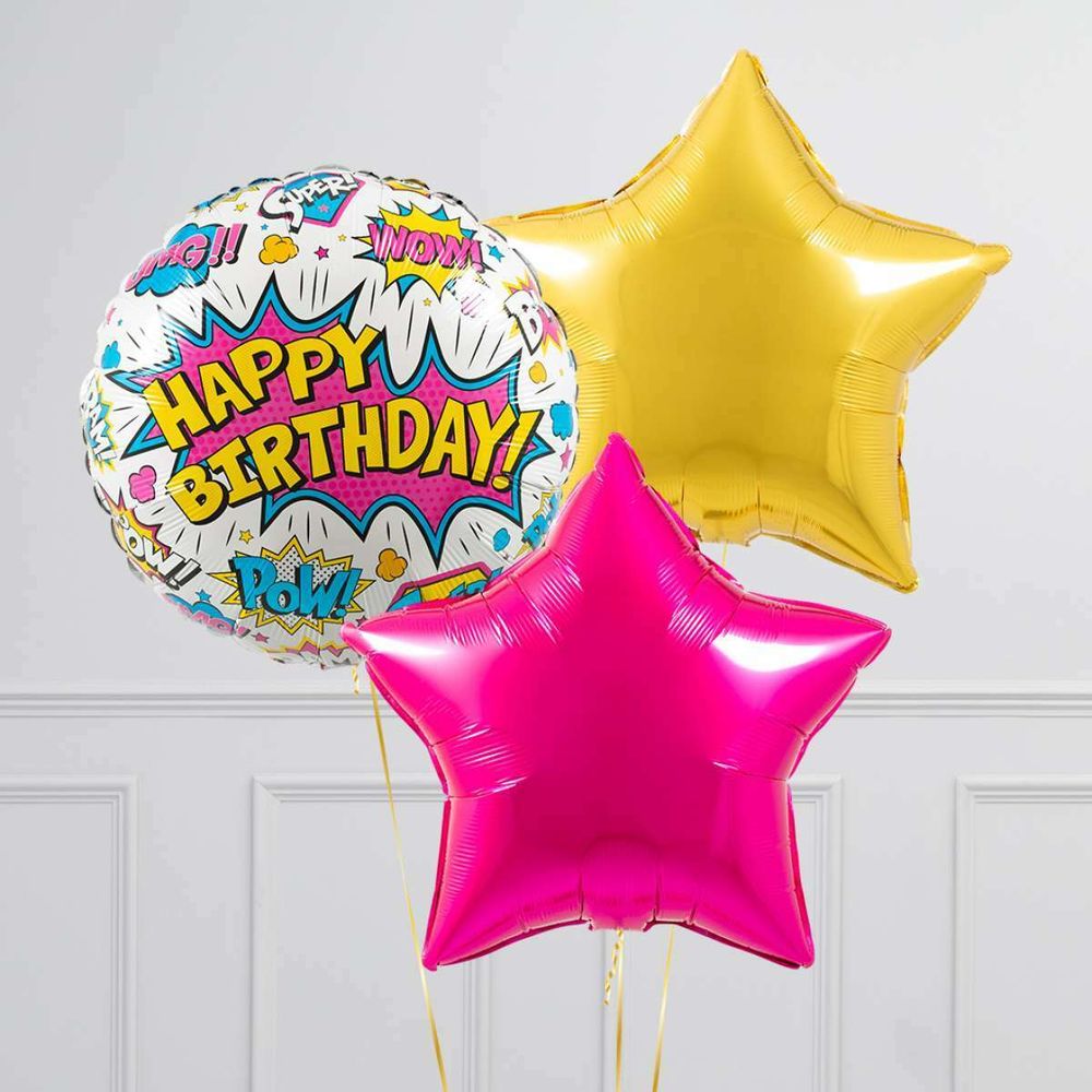 Шар круг 18" HB Граффити на белом (БГ-15)  Изображение4