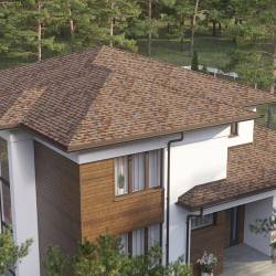 Черепица битумная гибкая Tegola BUSINESS UNICA PIEMONTE Duna 438