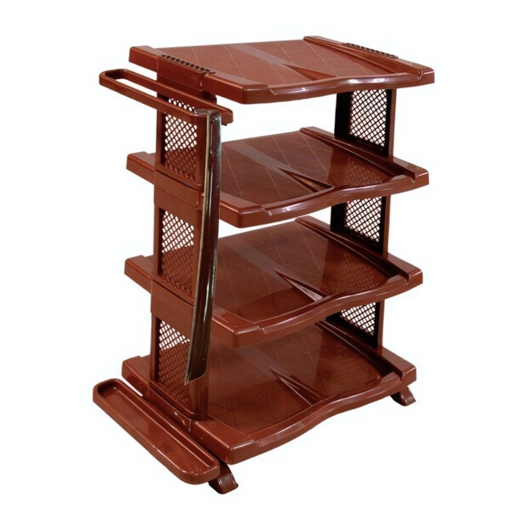 Полка для обуви "Комфорт", 4х секц, темно-коричневый РП-532