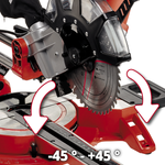 Пила торцовочная с протяжкой Einhell TC-SM 2534/1 Dual 2,1кВт 250х30мм