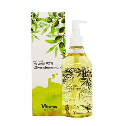 ELIZAVECCA Гидрофильное масло с натуральным маслом оливы Natural 90% Olive Cleansing Oil 300 ml