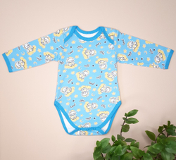 Боди Спокойной ночи (голубой)