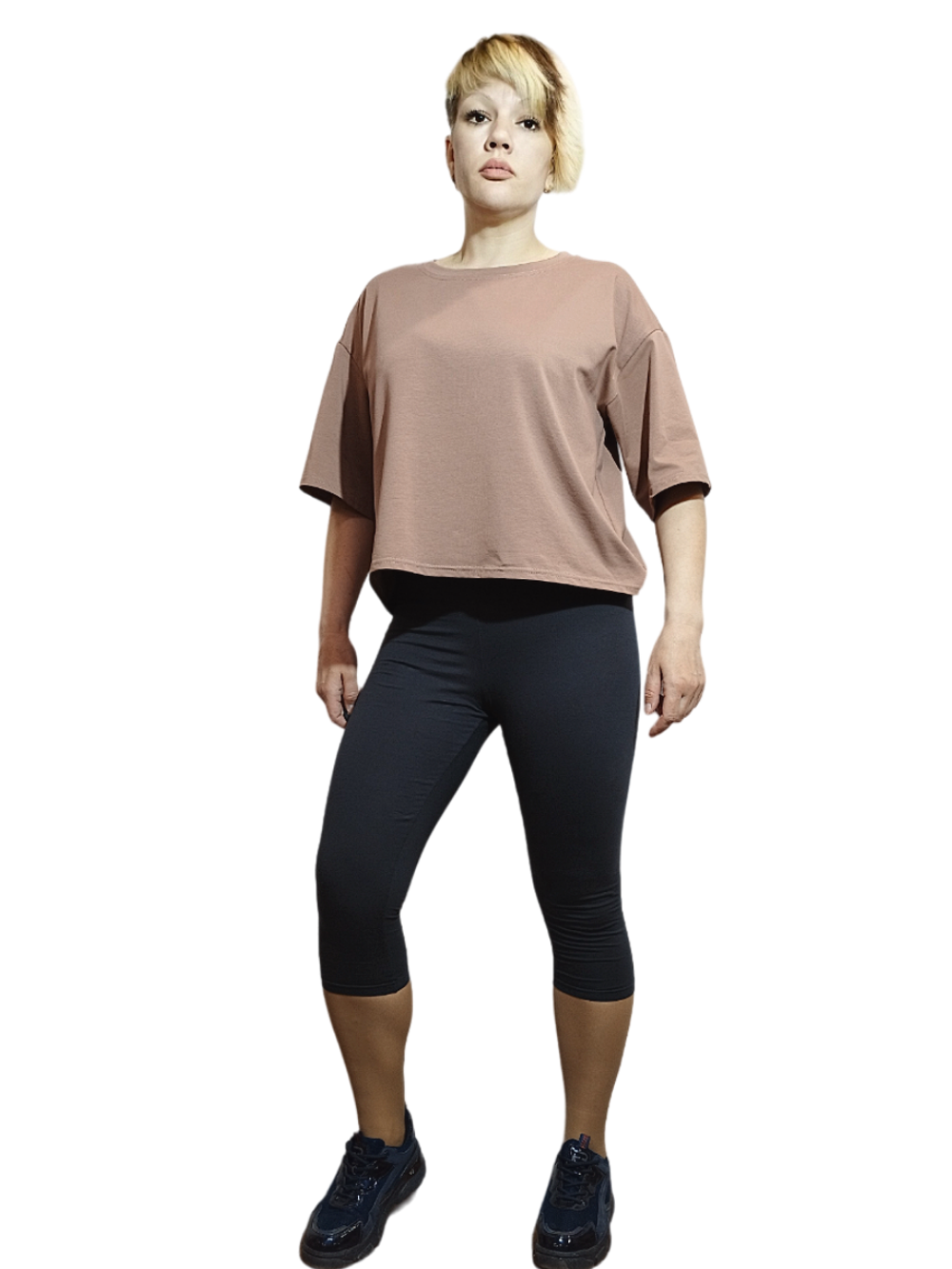 2162 Капри женские, фуме (66)