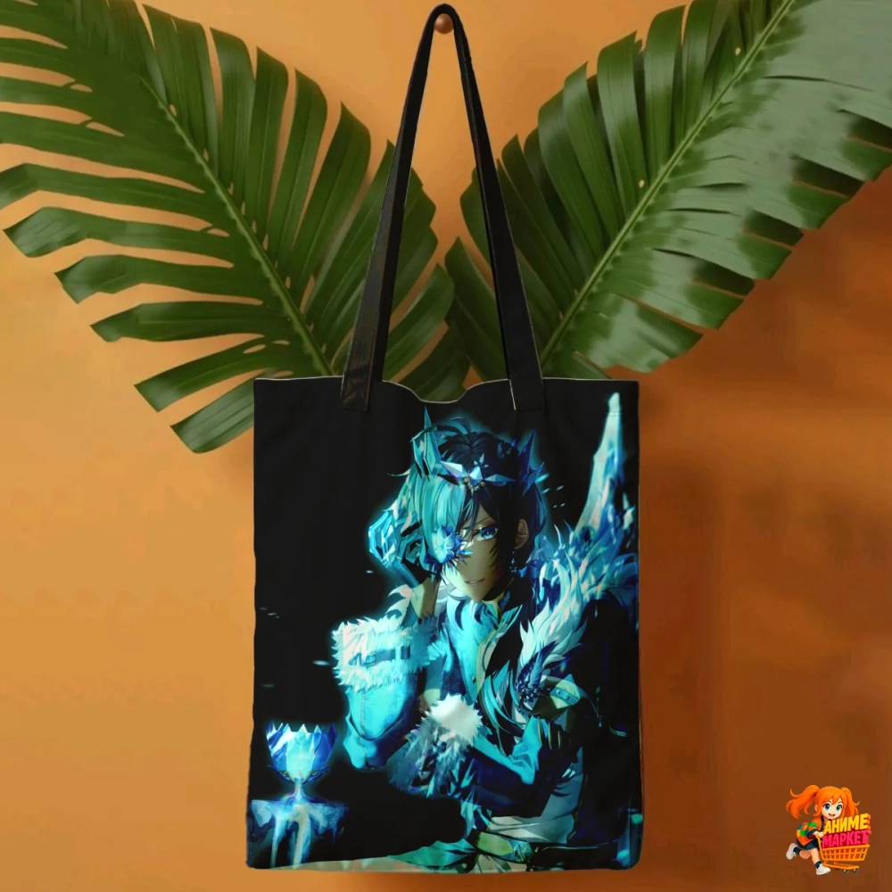 Сумка шоппер с принтом Genshin Impact