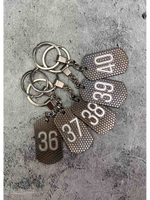 Номерки на ключи металлические 36-40