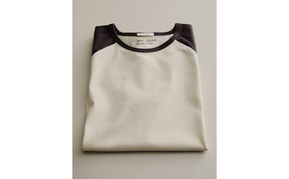 Футболка Zara Home, коричневый, размер S, 4302/120