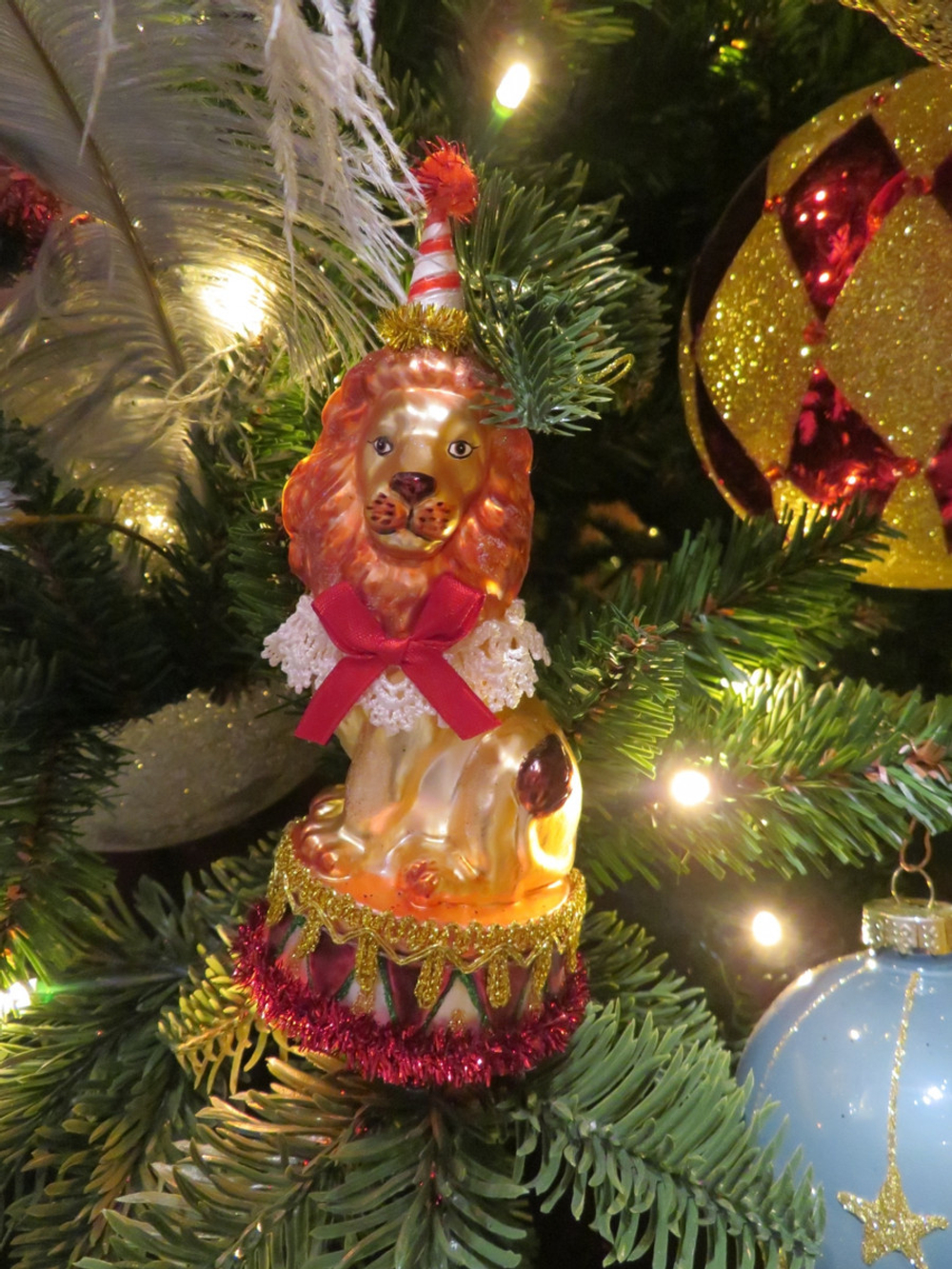 Елочная игрушка 6.5х14см House of Seasons Цирковой лев