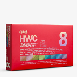 Holbein : Artists' : Watercolour Paint : Chroma Pearl набор из 8