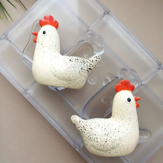 343 | Форма для шоколадных изделий &quot;Курочка большая&quot; (275*175 мм)