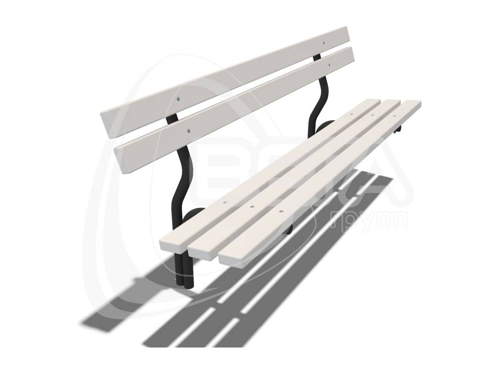 Диван парковый Хельсинки, длина 1,9 м ДП005.2.С