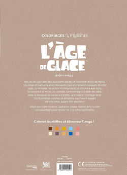 Раскраска по номерам Coloriages mysteres Disney - L'A ge de glace Ледниковый период / 9782017242154