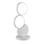 Настольный светодиодный светильник 16Вт, 1280лм, 4500K, Ra>80, металл/силикон, белый