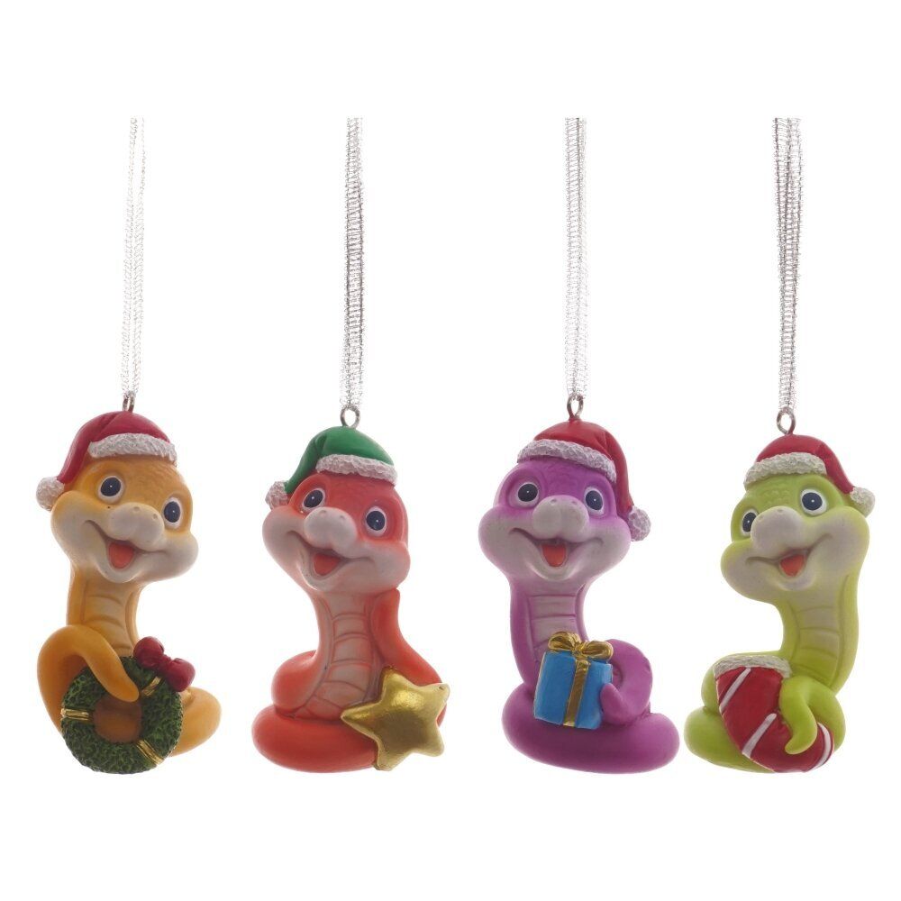 GAEM Фигурка декоративная подвесная "Змея", L5 W3 H6,5 см, 4в.