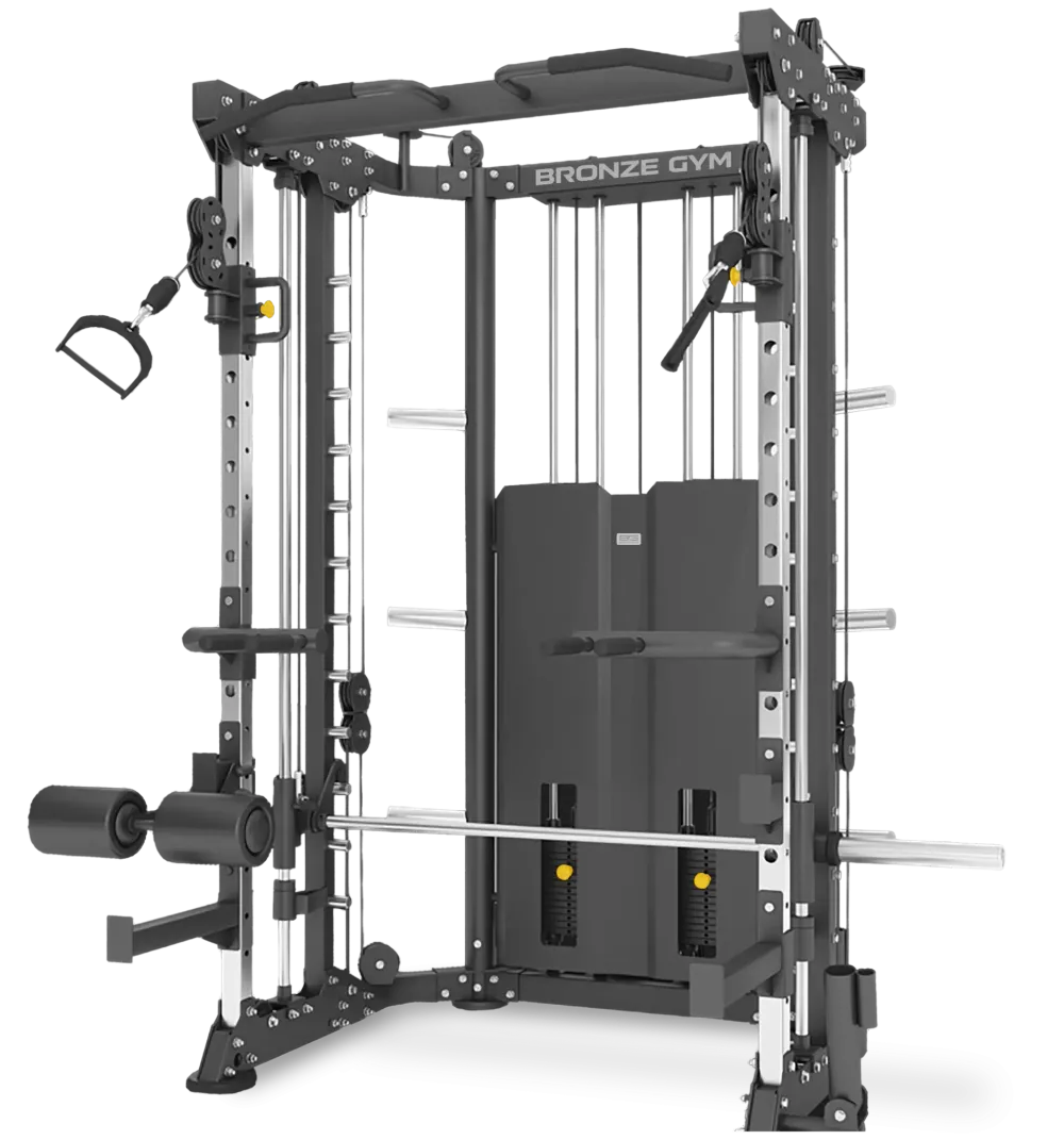 Многофункциональный силовой комплекс со встроенными весовыми стеками профессиональный BRONZE GYM YARD