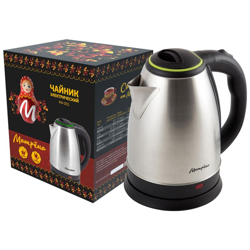 Чайник МАТРЕНА МА-001 зеленый (005458)
